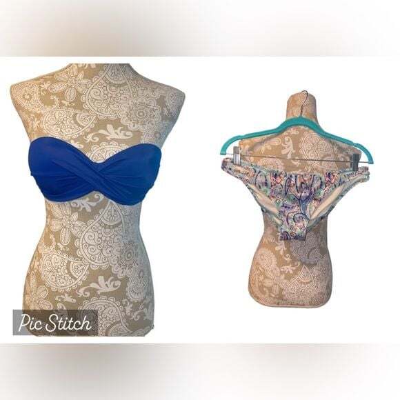 Victoria's Secret Other - Victoria’s Secret Strapless 2PC Bikini. Top Size 32C NWT and Bottoms Size Large
